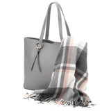 Grey Camilla Purse - Personalized-Bag-Viv&Lou-Top Notch Gift Shop