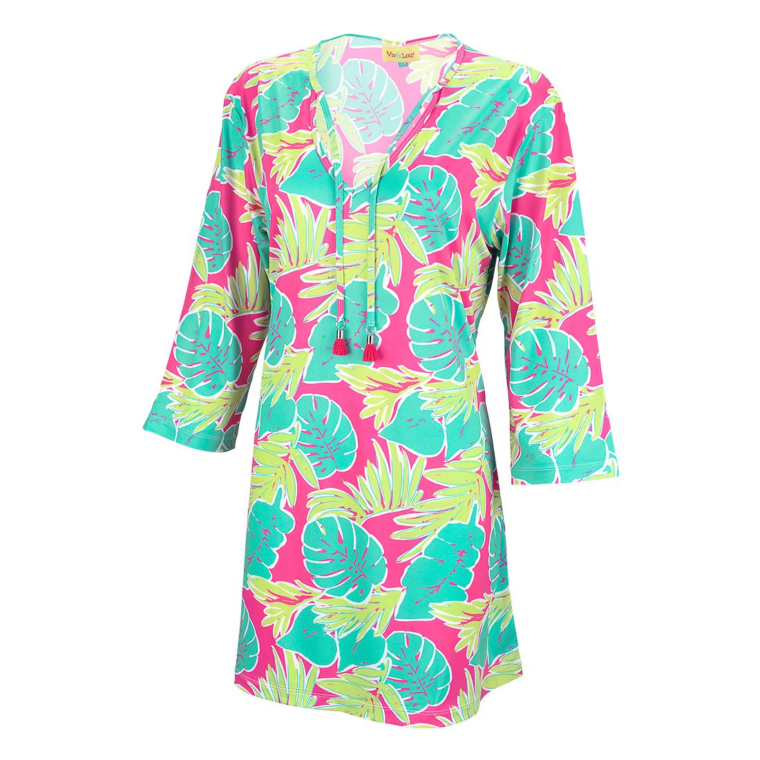 Totally Tropics Womens Tunic - Personalized-Tunic-Viv&Lou-Top Notch Gift Shop