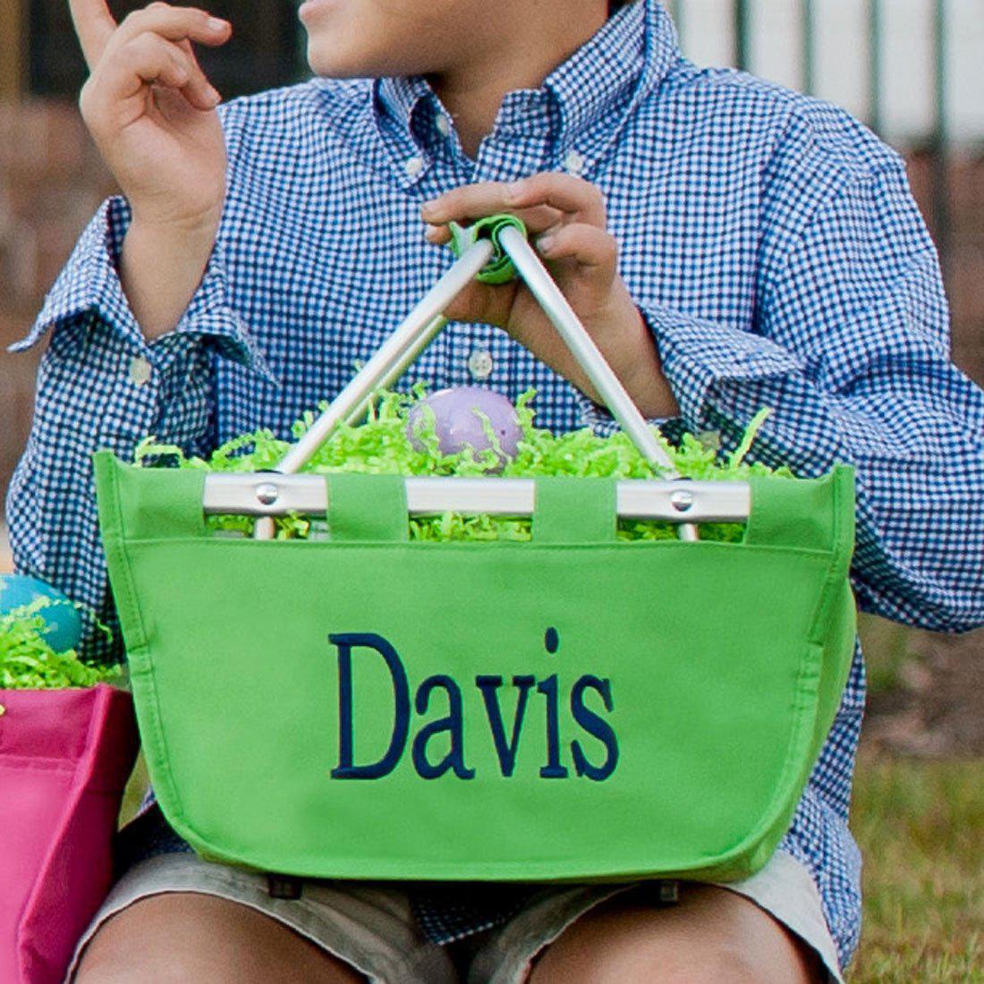 Green Mini Market Tote - Personalized-Bag-Viv&Lou-Top Notch Gift Shop