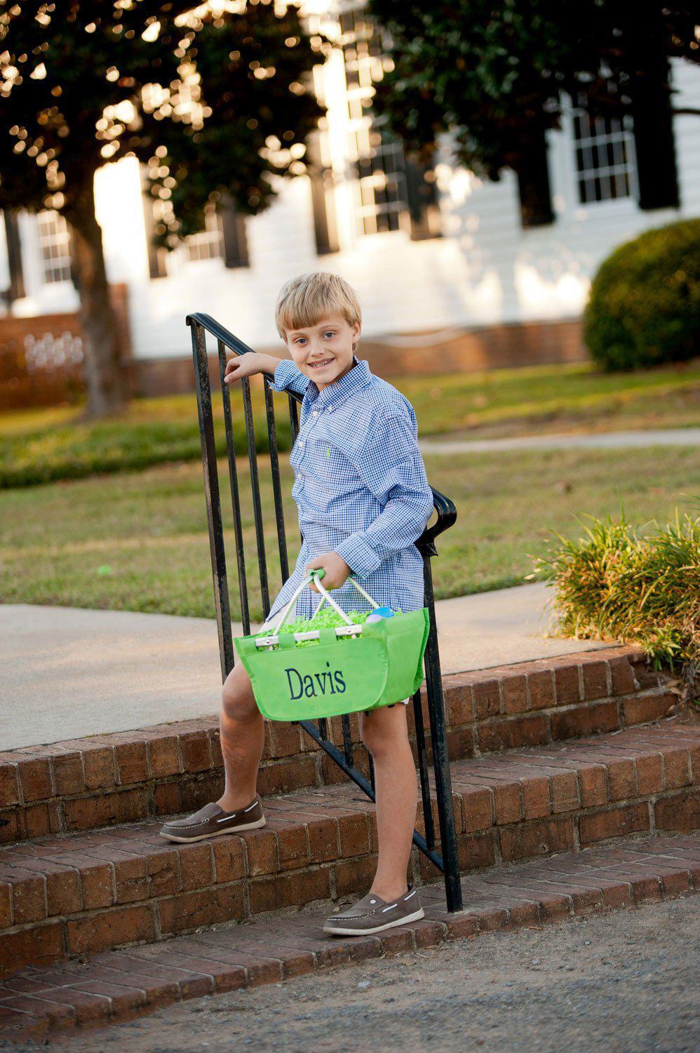 Green Mini Market Tote - Personalized-Bag-Viv&Lou-Top Notch Gift Shop