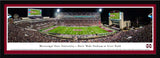 Mississippi State Football - "Stadium 50 Yard Line" Panorama Framed Print-Print-Blakeway Worldwide Panoramas, Inc.-Top Notch Gift Shop