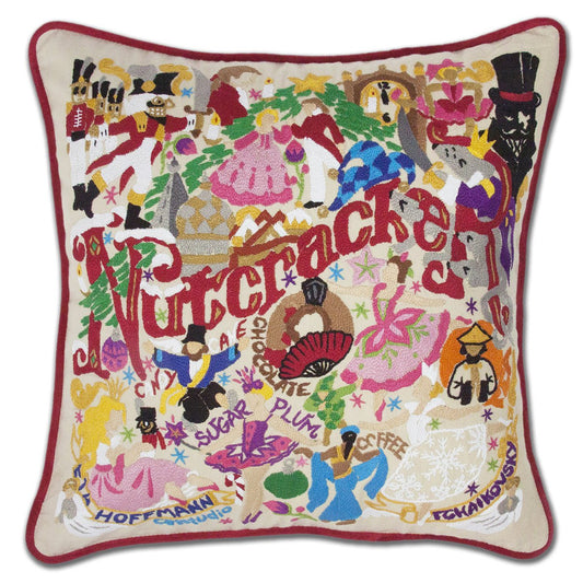 Nutcracker Embroidered CatStudio Pillow-Pillow-CatStudio-Top Notch Gift Shop