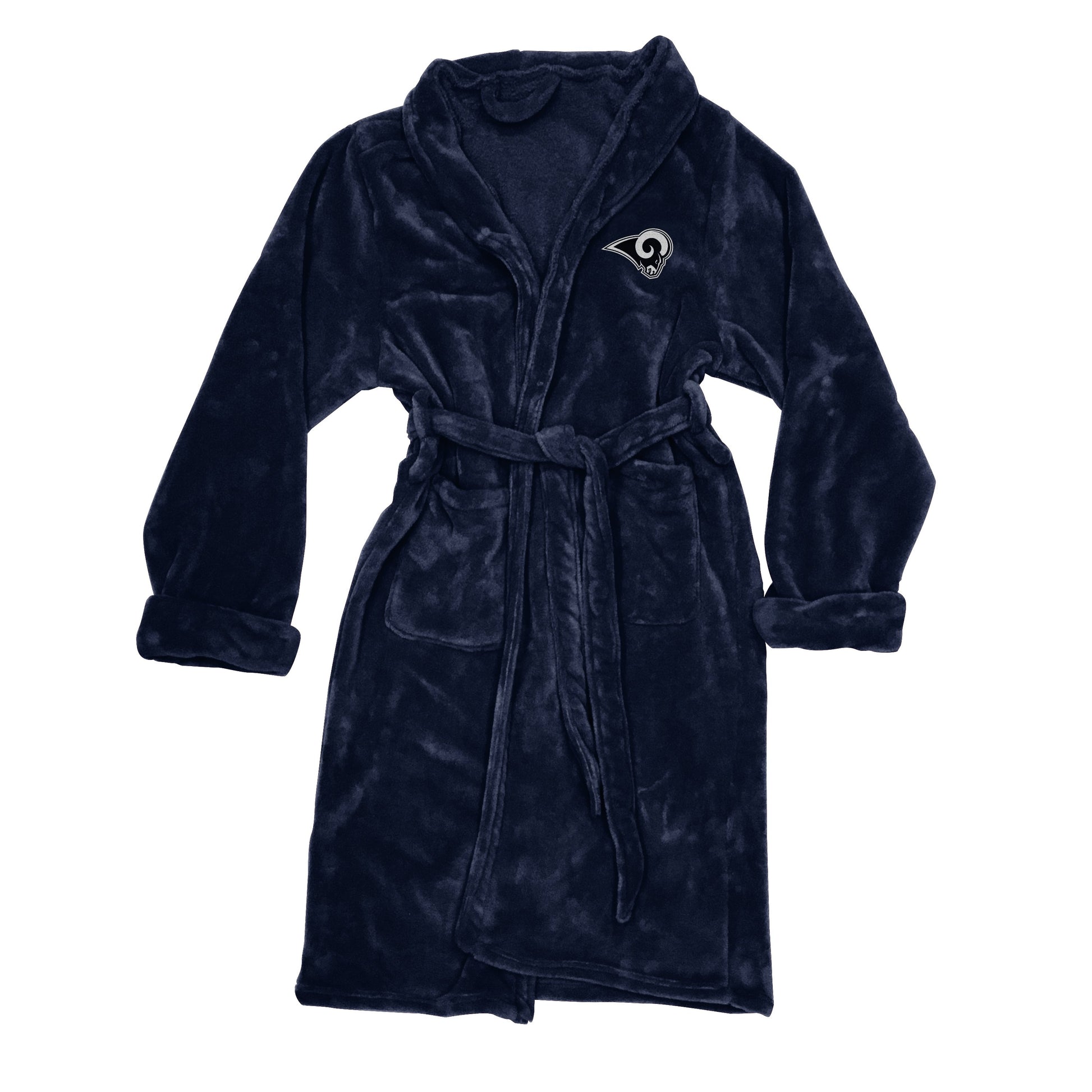 Los Angeles Rams Men's Silk Touch Plush Bath Robe-Bathrobe-Northwest-Top Notch Gift Shop
