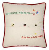 T'was the Night Before Christmas Embroidered CatStudio Pillow-Pillow-CatStudio-Top Notch Gift Shop