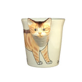 Orange Tabby Cat Hand Painted Coffee Mug-Mug-Sea Island-Top Notch Gift Shop