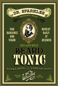 Beard Tonic Wood Sign - Personalized-Woody Signs-1000 Oaks Barrel-Top Notch Gift Shop