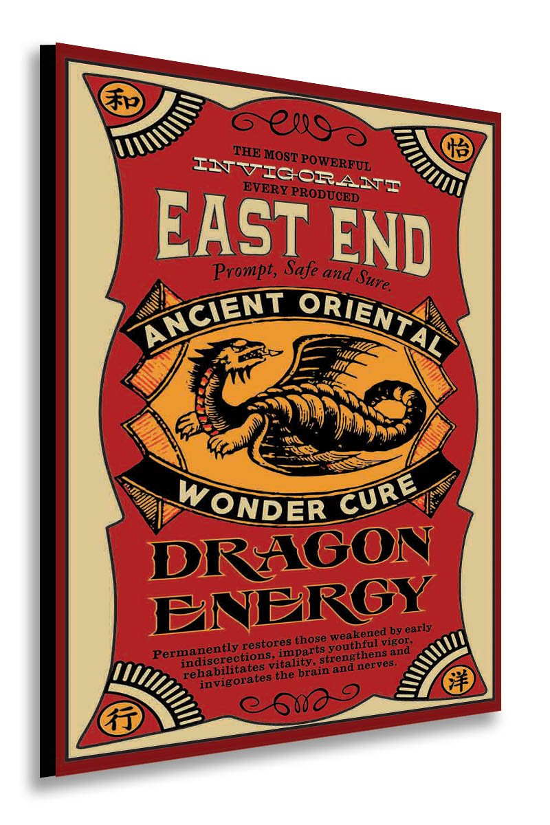Dragon Energy Wood Sign - Personalized-Woody Signs-1000 Oaks Barrel-Top Notch Gift Shop
