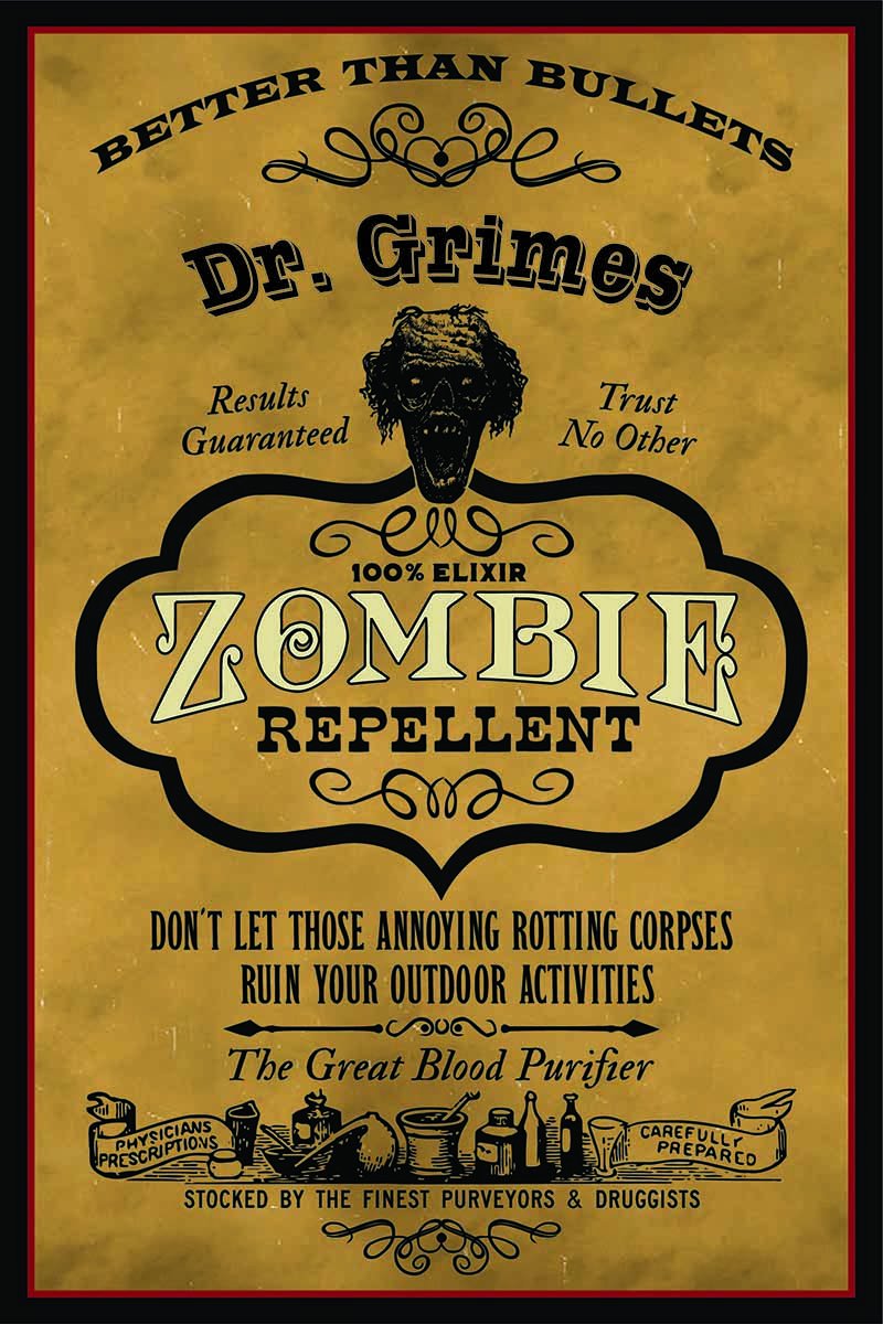 Zombie Repellant Wood Sign - Personalized-Woody Signs-1000 Oaks Barrel-Top Notch Gift Shop