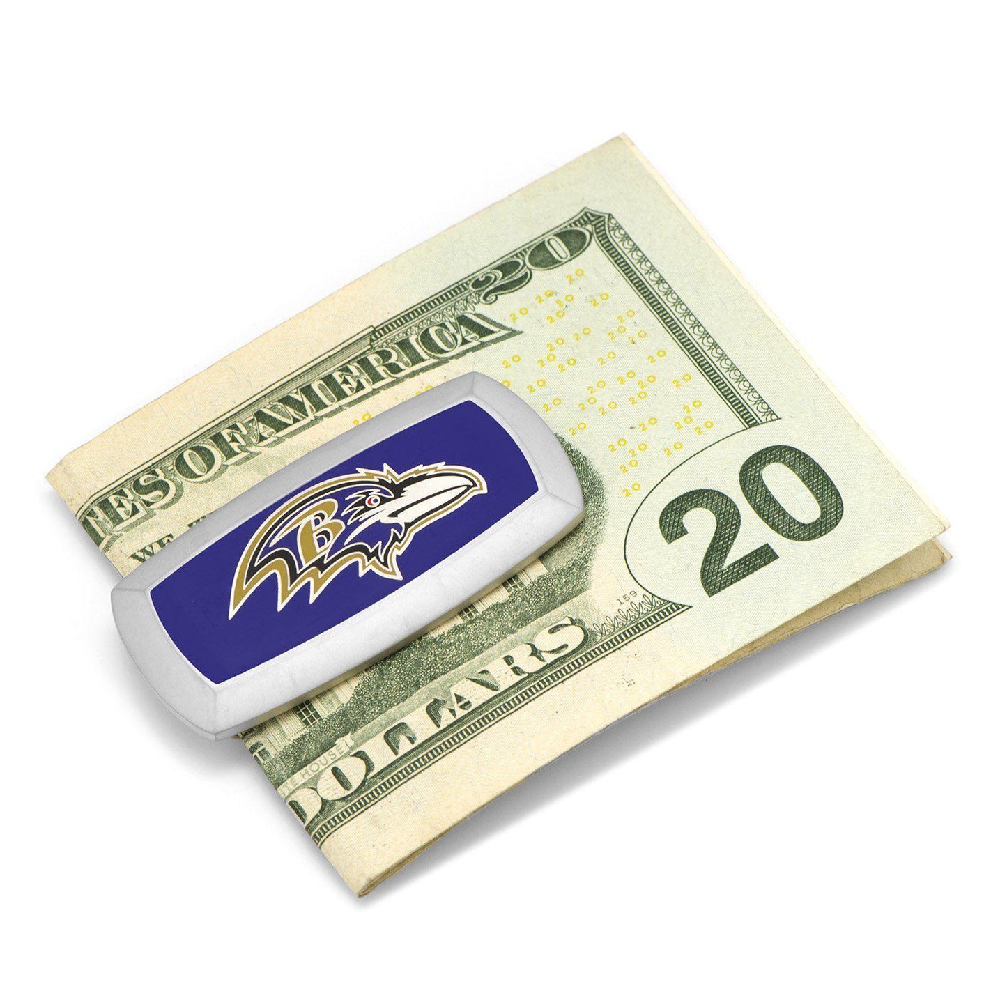 Baltimore Ravens Cufflinks and Cushion Money Clip Gift Set-Money Clip-Cufflinks, Inc.-Top Notch Gift Shop