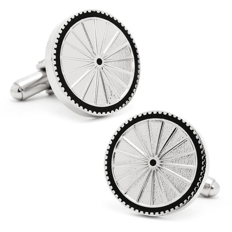 Bicycle Wheel Cufflinks-Cufflinks-Cufflinks, Inc.-Top Notch Gift Shop