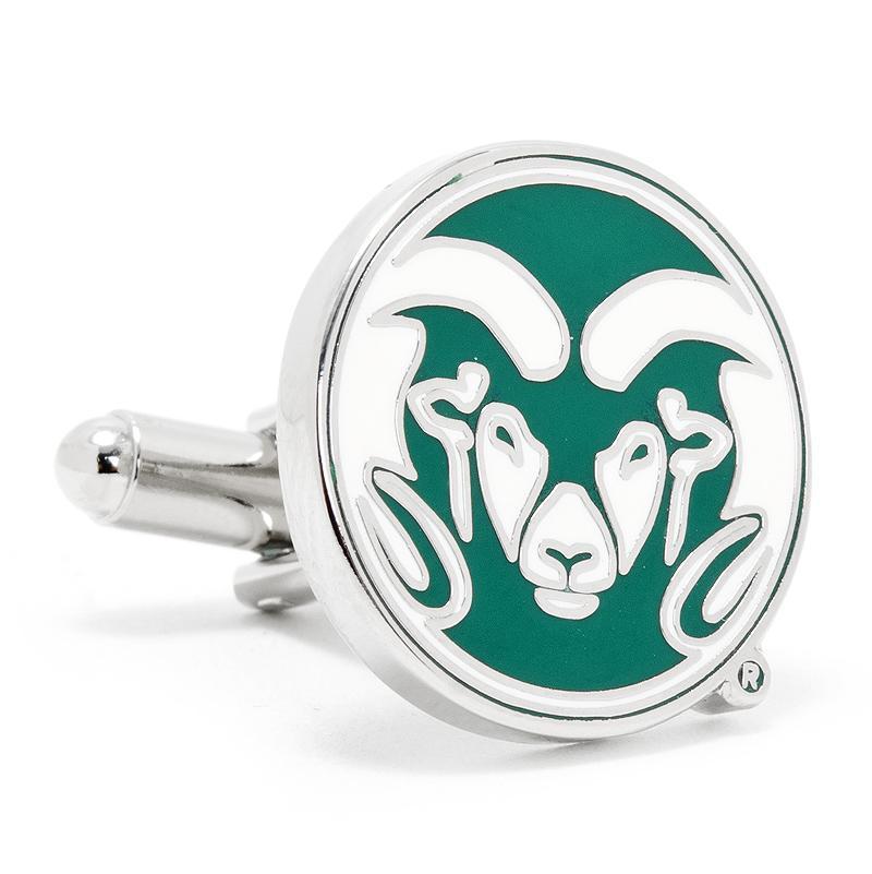 Colorado State University Rams Enamel Cufflinks-Cufflinks-Cufflinks, Inc.-Top Notch Gift Shop