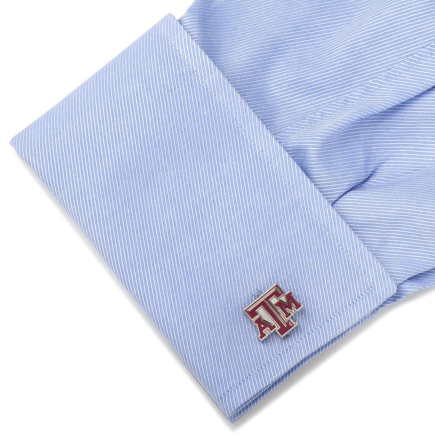 Texas A & M Aggies Enamel Cufflinks-Cufflinks-Cufflinks, Inc.-Top Notch Gift Shop