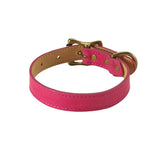 Italian Leather "Petite" Dog Collar - Personalized-Dog Collar-Graphic Image, Inc.-Top Notch Gift Shop