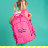Hot Pink Backpack - Personalized-Backpack-Viv&Lou-Top Notch Gift Shop