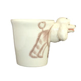 White Poodle Hand Painted Coffee Mug-Mug-Sea Island-Top Notch Gift Shop