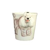 White Poodle Hand Painted Coffee Mug-Mug-Sea Island-Top Notch Gift Shop