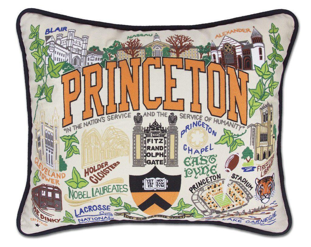 Princeton University Embroidered CatStudio Pillow-Pillow-CatStudio-Top Notch Gift Shop