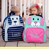 Pink Puppy Preschool Backpack - Personalized-Backpack-Viv&Lou-Top Notch Gift Shop