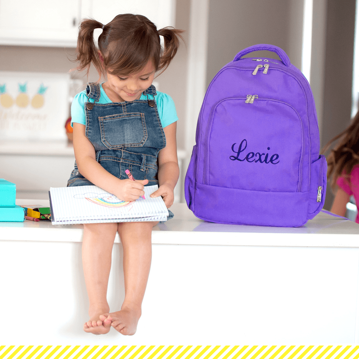 Purple Backpack - Personalized-Backpack-Viv&Lou-Top Notch Gift Shop