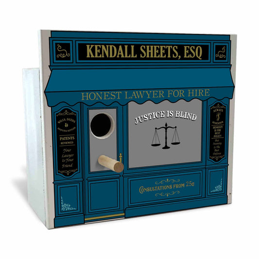 Lawyer Birdhouse - Personalized-Birdhouse-1000 Oaks Barrel-Top Notch Gift Shop