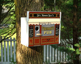 Fireman's Pub Birdhouse - Personalized-Birdhouse-1000 Oaks Barrel-Top Notch Gift Shop