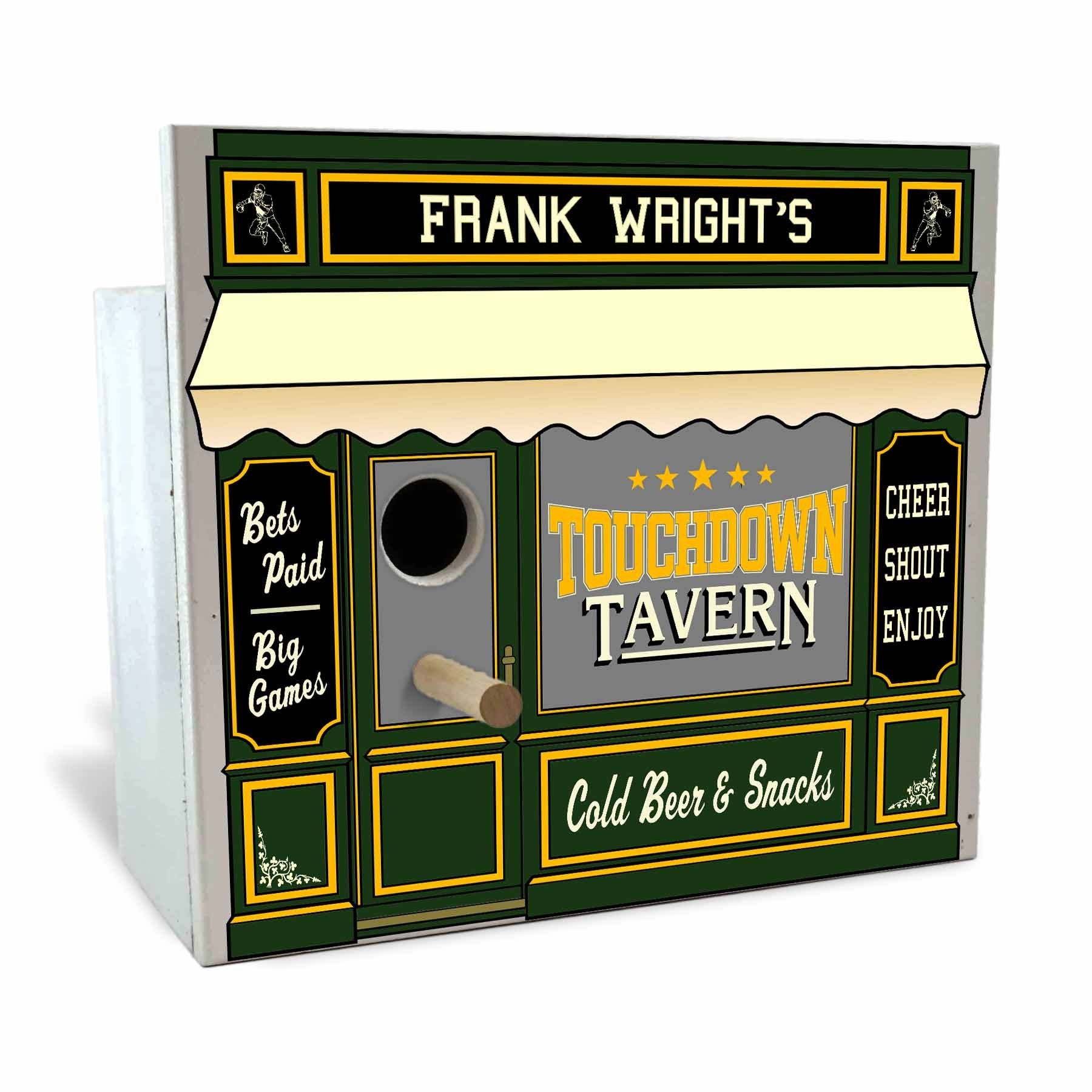 Touchdown Birdhouse - Personalized-Birdhouse-1000 Oaks Barrel-Top Notch Gift Shop