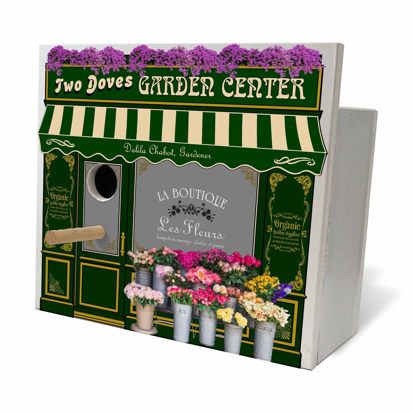 Garden Birdhouse - Personalized-Birdhouse-1000 Oaks Barrel-Top Notch Gift Shop