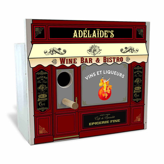 Wine Bar Birdhouse - Personalized-Birdhouse-1000 Oaks Barrel-Top Notch Gift Shop