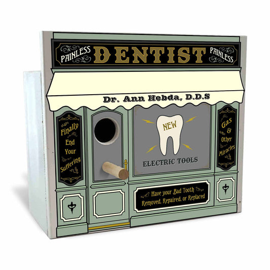 Dentist Birdhouse - Personalized-Birdhouse-1000 Oaks Barrel-Top Notch Gift Shop