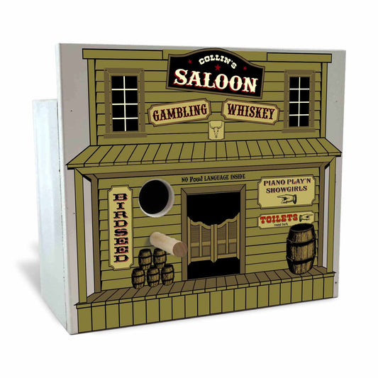 Saloon Birdhouse - Personalized-Birdhouse-1000 Oaks Barrel-Top Notch Gift Shop