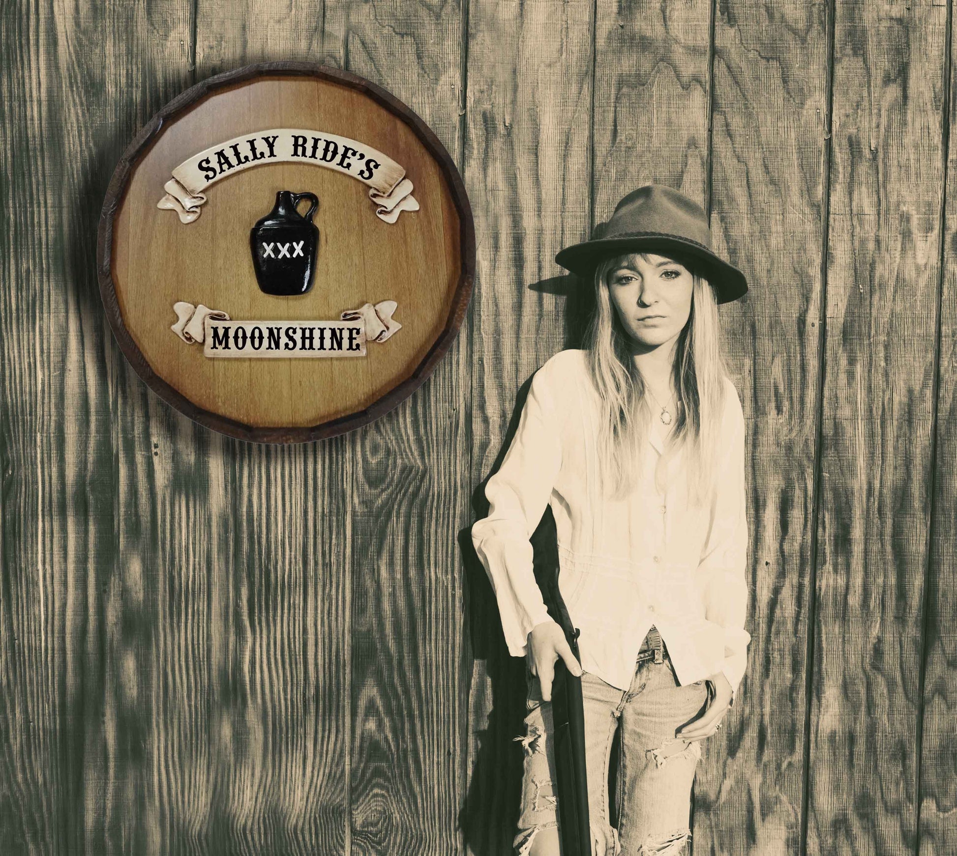 Moonshine Quarter Barrel Sign - Personalized-Barrel Sign-1000 Oaks Barrel-Top Notch Gift Shop