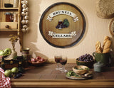 Wine Glass Quarter Barrel Sign - Personalized-Barrel Sign-1000 Oaks Barrel-Top Notch Gift Shop
