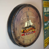 Sailor's Tavern Quarter Barrel Clock - Personalized-Clock-1000 Oaks Barrel-Top Notch Gift Shop