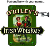 Irish Whiskey Quarter Barrel Clock - Personalized-Clock-1000 Oaks Barrel-Top Notch Gift Shop