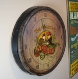 Wine Bar Too Quarter Barrel Clock - Personalized-Clock-1000 Oaks Barrel-Top Notch Gift Shop