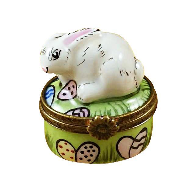 Mini Rabbit with Easter Eggs Limoges Box by Rochard™-Limoges Box-Rochard-Top Notch Gift Shop