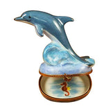 Dolphin with Baby Limoges Box by Rochard™-Limoges Box-Rochard-Top Notch Gift Shop