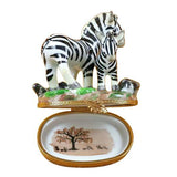 Zebra with Baby Limoges Box by Rochard™-Limoges Box-Rochard-Top Notch Gift Shop