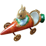 Rabbit in Carrot Car Limoges Box by Rochard™-Limoges Box-Rochard-Top Notch Gift Shop