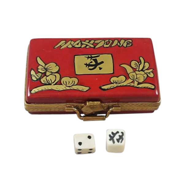 Mahjong Set Limoges Box by Rochard™-Limoges Box-Rochard-Top Notch Gift Shop