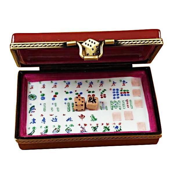 Mahjong Set Limoges Box by Rochard™-Limoges Box-Rochard-Top Notch Gift Shop