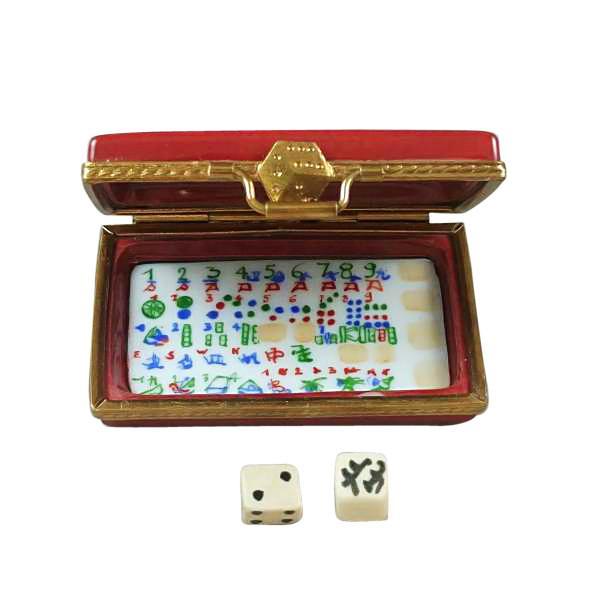 Mahjong Set Limoges Box by Rochard™-Limoges Box-Rochard-Top Notch Gift Shop