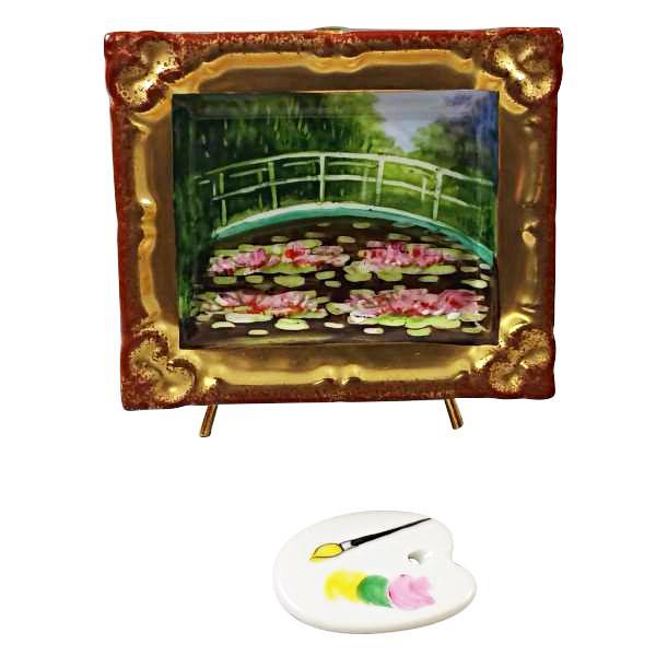 Monet's Japanese Footbridge Limoges Box by Rochard™-Limoges Box-Rochard-Top Notch Gift Shop