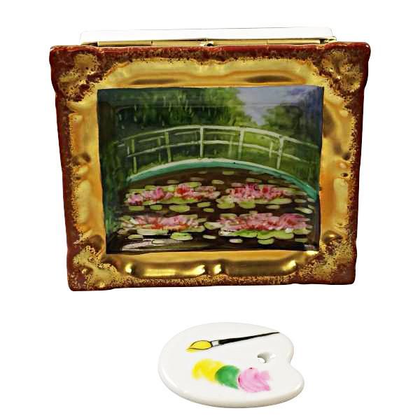 Monet's Japanese Footbridge Limoges Box by Rochard™-Limoges Box-Rochard-Top Notch Gift Shop