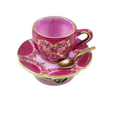 Valentine Love Tea Cup Limoges Box by Rochard™-Limoges Box-Rochard-Top Notch Gift Shop