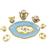 8 Piece Tea Set - Light Blue Limoges Set by Rochard™-Limoges Box-Rochard-Top Notch Gift Shop