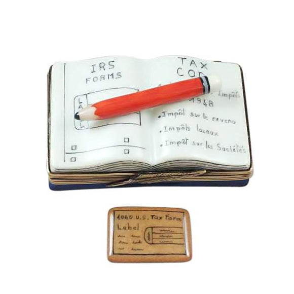 CPA Book Limoges Box by Rochard™-Limoges Box-Rochard-Top Notch Gift Shop