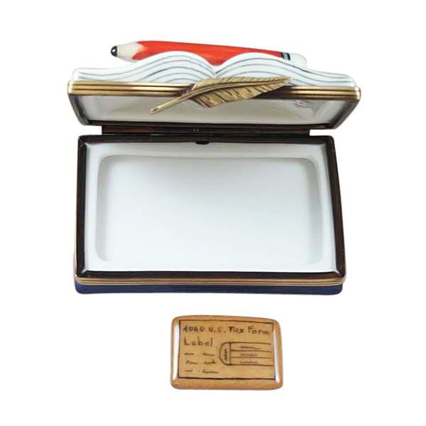 CPA Book Limoges Box by Rochard™-Limoges Box-Rochard-Top Notch Gift Shop