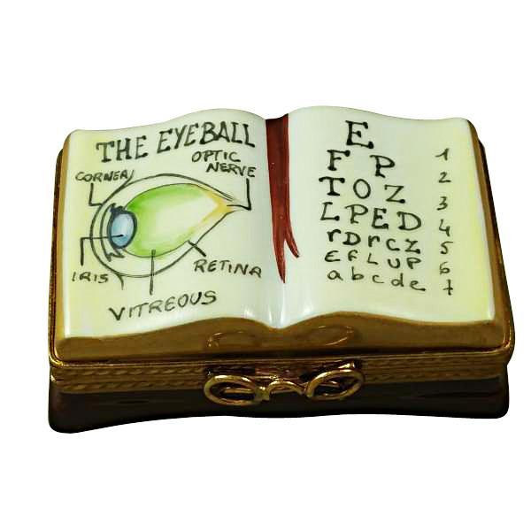 Ophthalmologist/Eye Doctor Book Limoges Box by Rochard™-Limoges Box-Rochard-Top Notch Gift Shop