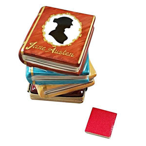 Jane Austen Stack of Books Limoges Box by Rochard™-Limoges Box-Rochard-Top Notch Gift Shop